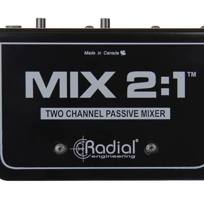 Radial Engineering Mix 2:1 Two-channel Audio Combiner & Mixer image 1