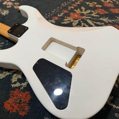 Chandler Super Strat 1980's - White image 15