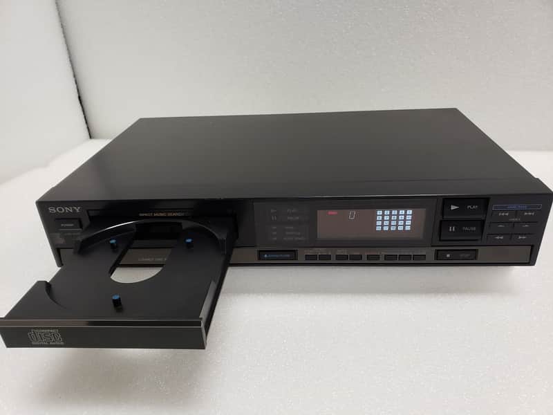 Serviced Sony CDP-45 CD Player - Made September 1986, Ultra High Quality Burr Brown PCM54HP DAC Chip! image 1