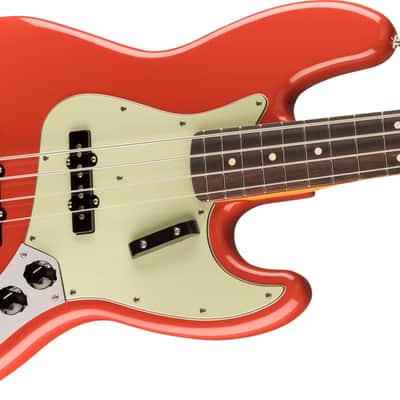 Fender Vintera II '60s Jazz Bass Fiesta Red & Deluxe Gig Bag image 4