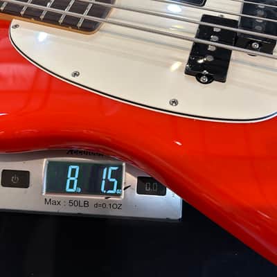 Fender Player II Mustang Bass PJ 2024 - RW Coral Red /8lbs. 1.5oz. #MX24050774 image 9
