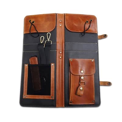 Ahead Handmade Leather Stick Bag in Tan image 2