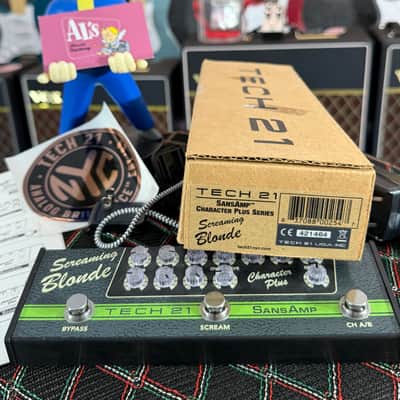 Tech 21 Character Plus Series  Screaming Blonde  =  Fender-style + Tube Screamer-style imagen 1
