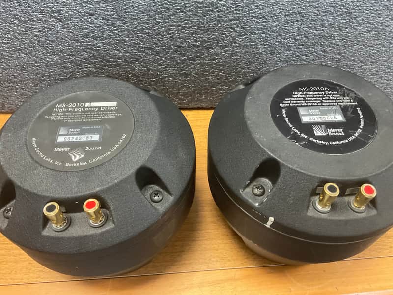 Meyer Sound MSL4 —PAIR - MS-2010A  High frequency drivers image 1