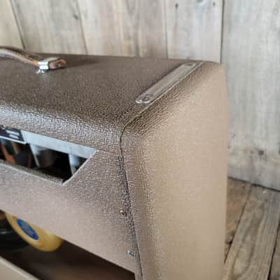 Fender Vibrolux Amp Wheat Grille 1962 - Brown Tolex image 14