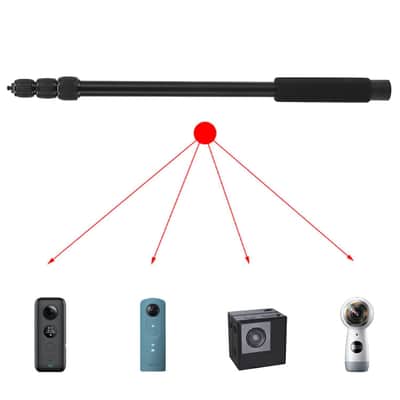 Hightseck Handheld Mic Boom Pole, 4 5 Section Extendable Microphone Boom Arm With Foam Handle And 1/4In Threads, Telescopic Adjustable Mic Stand For Camera Phone Microphones(5) image 6