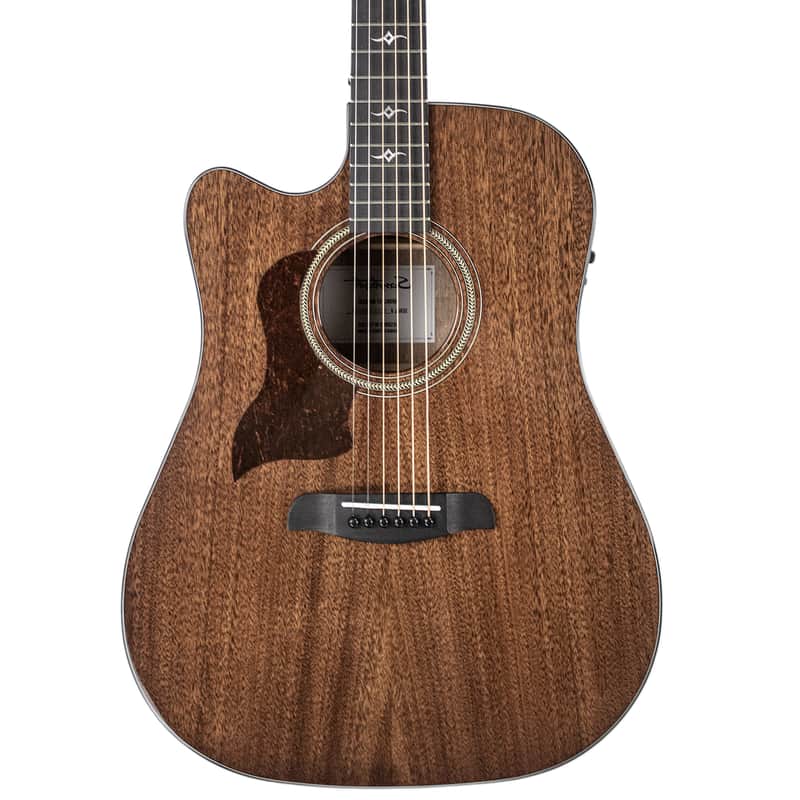 Sawtooth Mahogany Series Left-Handed Dreadnought Cutaway Acoustic Electric Guitar with Mahogany Back and Sides image 1