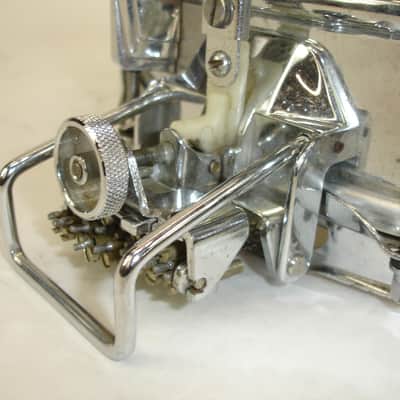 Vintage Ludwig 410 Super-Sensitive Chrome 14"x5" Snare Drum image 10