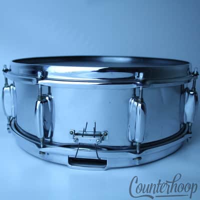 Slingerland 14x5"Festival Snare Drum Chrome Steel 8-Lug Vintage 70s Niles,IL USA image 5