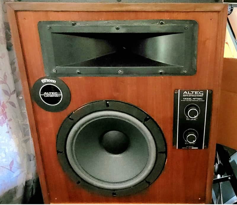 Altec Model 15 90% restored. Baby 19's. 1973 - Oiled walnut | Reverb