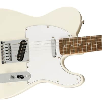 Squier 0378200505 Affinity Series Telecaster, Laurel Fingerboard, White Pickguard, Olympic White image 4