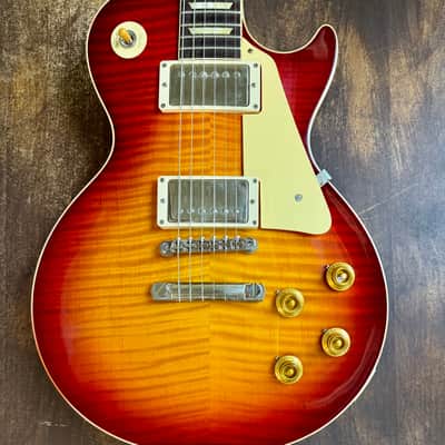 Gibson Custom Shop '59 Les Paul Wildwood Spec 60th Anniversary MOD 2019 - Vintage Cherry Sunburst _ R9 1959 Historic Reissue image 5