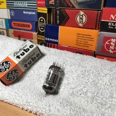 1 x NOS GE USA 5814A ~ Disc/Solid Disc Getter Special Edition △ ~ Premium Rugged Low Noise 12AU7 ECC82 ~ Holy Grail Musicality image 3