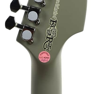 Rat Fink Lace Music Ed Roth Electric Guitar Green W/ Soft Case image 8
