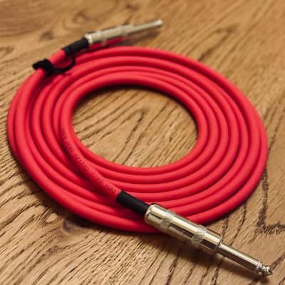BELDEN 8412 Guitar Cable 3m（10ft）Red with Switchcraft 280/280 – Brand New image 2