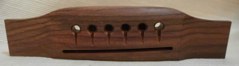 5 New old stock Genuine C.F. Martin Acoustic 6 String Guitar Bridge Rosewood image 1