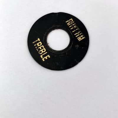 Hand aged Toggle Switch Plate, BLACK, R/T plate, Gibson Les Paul Historic image 5