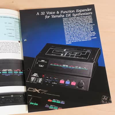 Yamaha TX7 FM Expander original brochure image 2