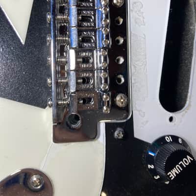 Fender Mighty Mite PROJECT Stratocaster Billy Corgan Vibes - Custom Black & White Stars 🌟 Design image 9