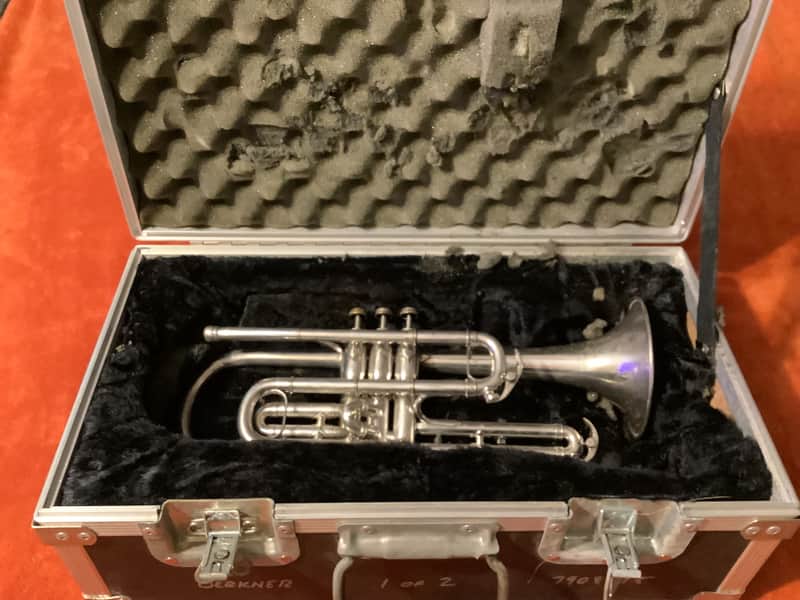Conn New Invention Cornet 1912 - Silver Plated image 1