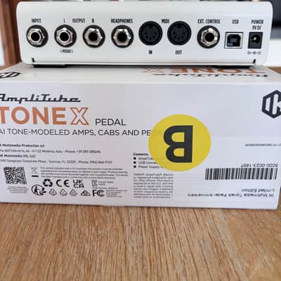 IK Multimedia TONEX Anniversary Limited Edition Pedal 2024 - White image 3