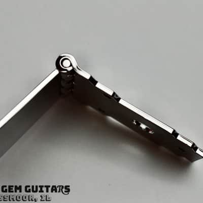 New! Gibson OEM "Diamond Hinge" Trapeze Tailpiece - Nickel - fits ES-175, L-4, Tal Farlow and others! image 7