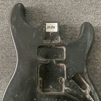 Black Basswood DIY Project Guitar Strat Style Body image 12