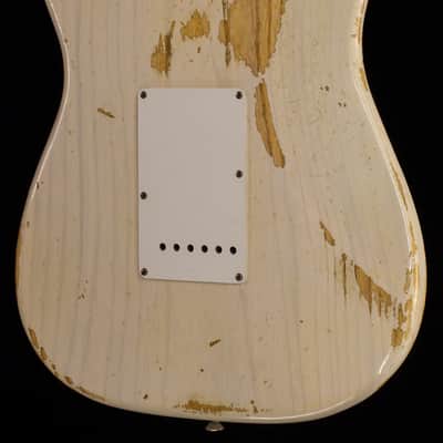 Fender Custom Shop 1954 Heavy Relic Stratocaster® White Blonde Limited (455) image 2