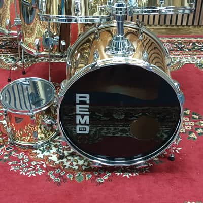 Remo Acousticon Kit In Mirror Gold – 20″, 16″,14″,13″,12″&10″ image 2