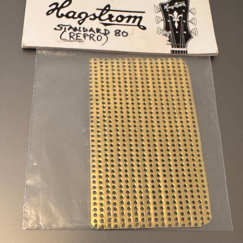 Hagstrom Standard 80 Cheese Grater foil Repro Gold