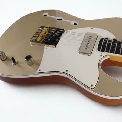 2025 Del Toro Guitars Torelli Deluxe Champagne Mist image 5