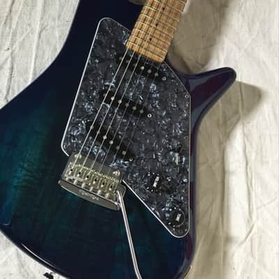 Music Man Albert lee Trans blue roasted Maple Neck Upgrade image 2
