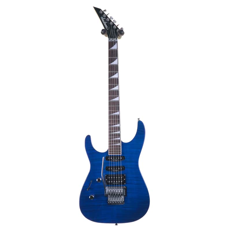 Jackson Made in Japan Left Handed Dinky Floyd Rose, Blue | Reverb