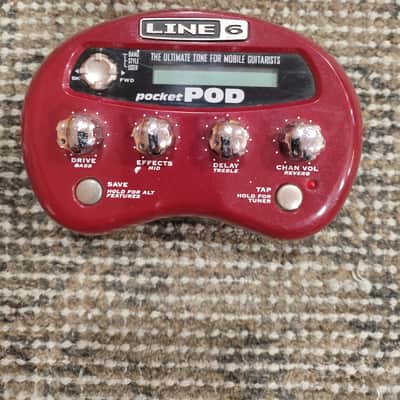 Line 6 Pocket POD Multi-Effect and Amp Modeler 2007 - Present - Red image 1
