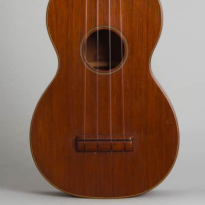 C. F. Martin Style 1 Soprano Ukulele, c. 1928, black tolex hard shell case. image 3