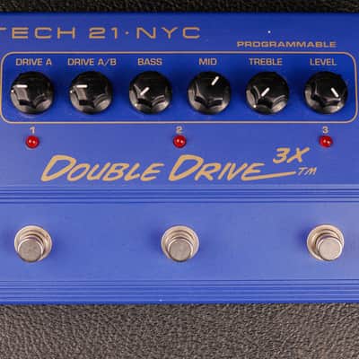 Tech 21 NYC Double Drive 3X – Programmable Analog Overdrive / Distortion – Made in USA image 1