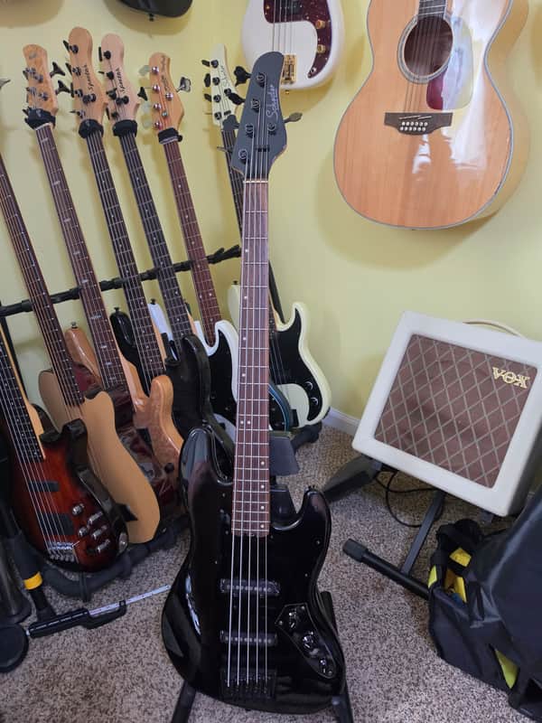 Schecter J-5 Jazz 2020-2025 - gloss black image 1