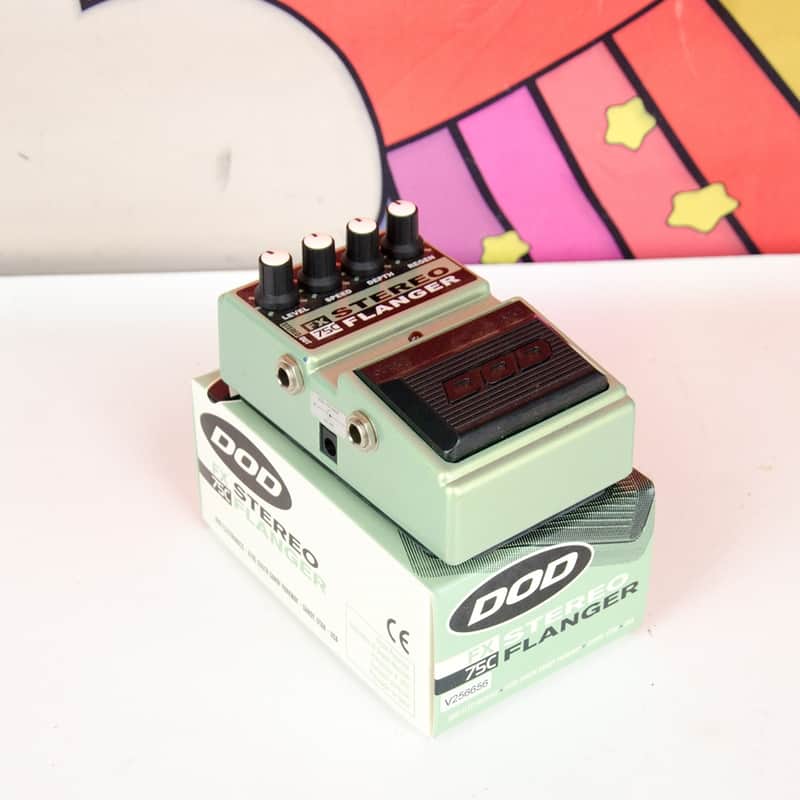 Used DOD FX75C Stereo Flanger Pedal, Box image 1