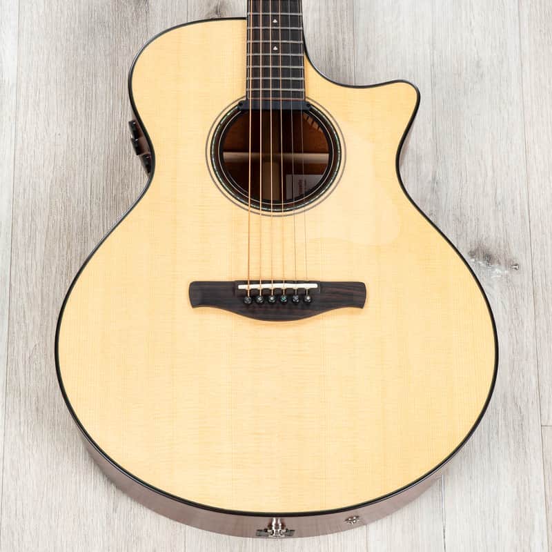 Mint Ibanez AE410 AE Acoustic-Electric Guitar, Macassar Ebony Fingerboard, Solid Sitka Spruce Top image 1