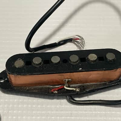 2000's Seymour Duncan Designed SC101 Black Neck Single Coil Guitar Pickup 6.83k (Missing cover) image 3