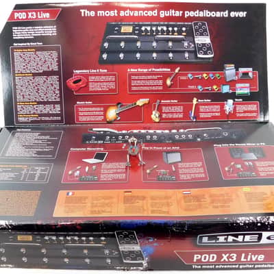 Line 6 Pod X3 Live Most Advanced Guitar Pedalboard Ever +Top+OVP+ 1,5J Garantie image 3