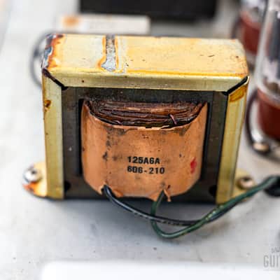 1962 Fender Tremolux Brown Panel Pre-CBS Blonde Piggyback Tube Amp 2x10 w/ Altec 425-8A image 20