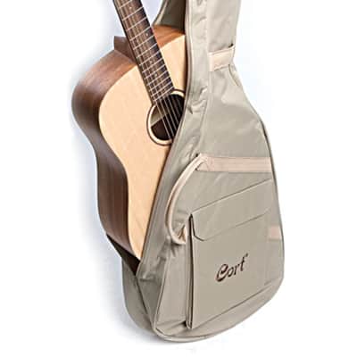 Cort - AD Mini M All Mahogany Acoustic Guitar With Gig Bag, Open Pore image 2