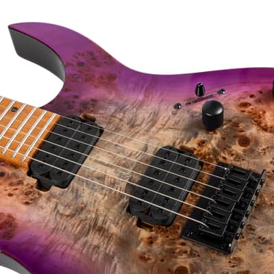 Spira S-450 TPP Electric Guitar, Transparent Purple image 8