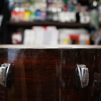 Vintage 1980s Gretsch USA Custom Series Rare 15" Maple Tom - Dark Walnut Stain Lacquer | 12x15" image 5