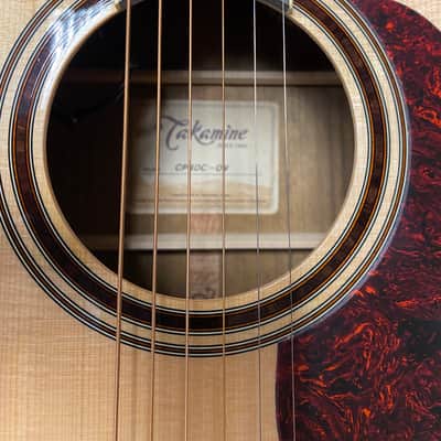 Takamine CP4DC-OV electro acoustic guitar - Made in Japan image 9
