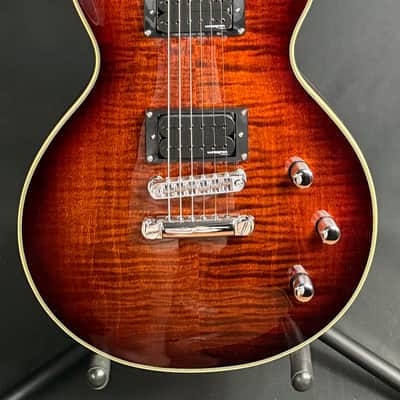Schecter Solo-II Supreme Electric Guitar Cat's Eye Black Burst w/ Lundgren Black Heaven P/U's image 1