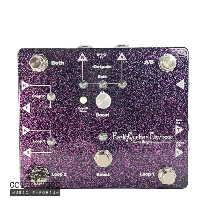EarthQuaker Devices Swiss Things - Purple Sparkle - Cottonwood Music Exclusive Color image 1