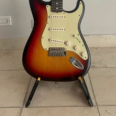 John Mayer Fender Artist Signature Sunburst + Mint Green Pickguard - 2008 image 3