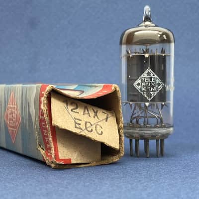 Telefunken ECC83 ◇ 12AX7 • 100% BALANCED mA & Gm • Strong NOS • Sep 1953 "pd" • Ribbed Plates • Amplitrex AT-1000 Digitally Tested • Quite Very Low Noise • T-04 image 4